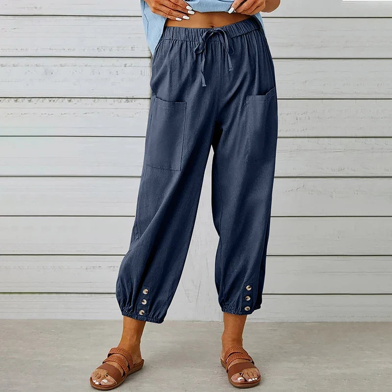 Clara Relaxed Linen Pants