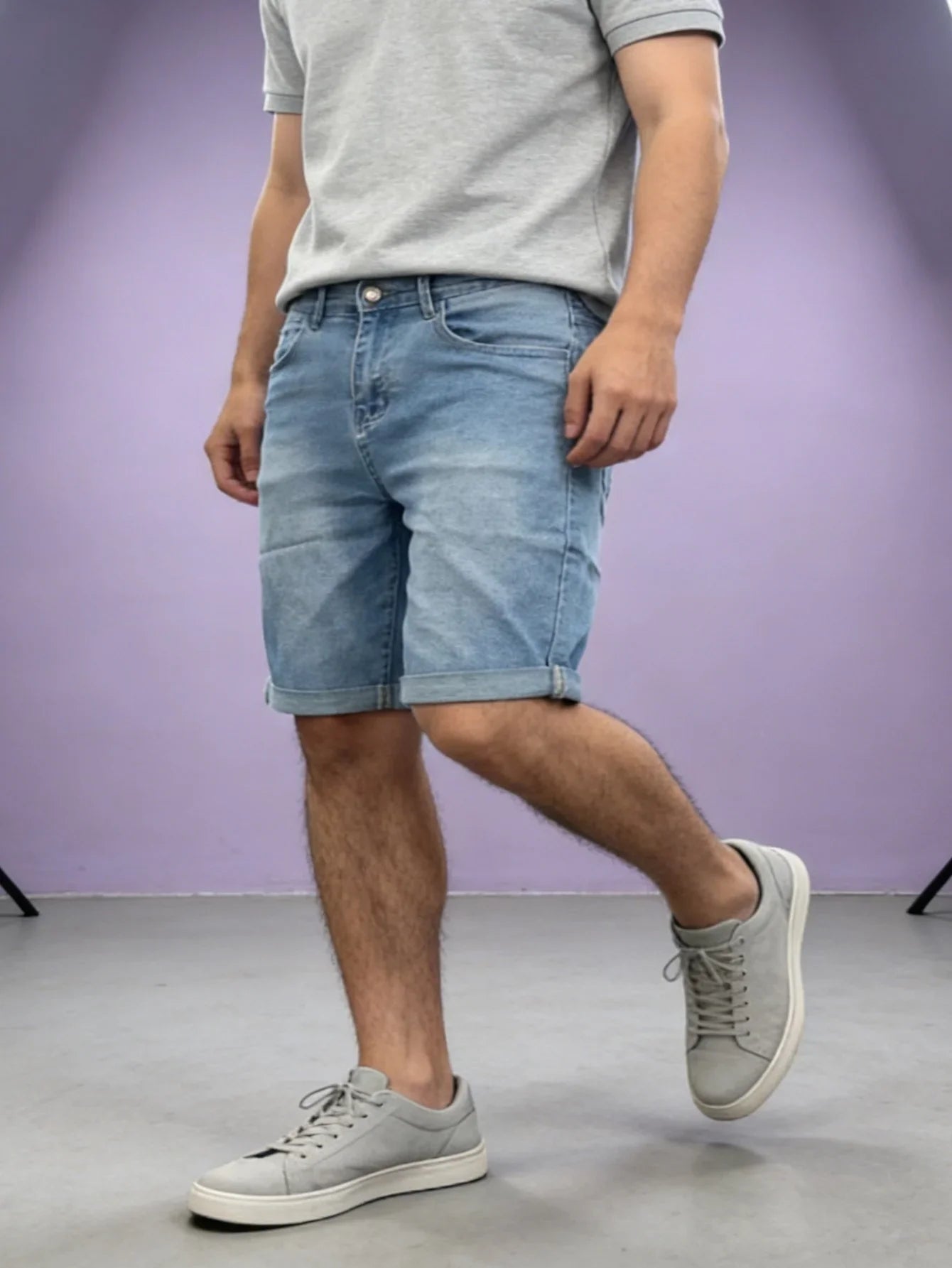 Luca Slim Denim Shorts