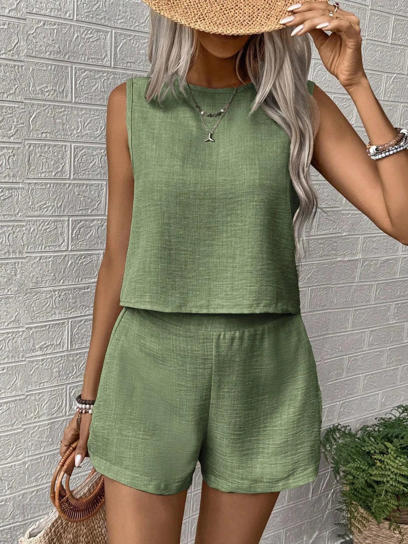Olivia Sleeveless Set