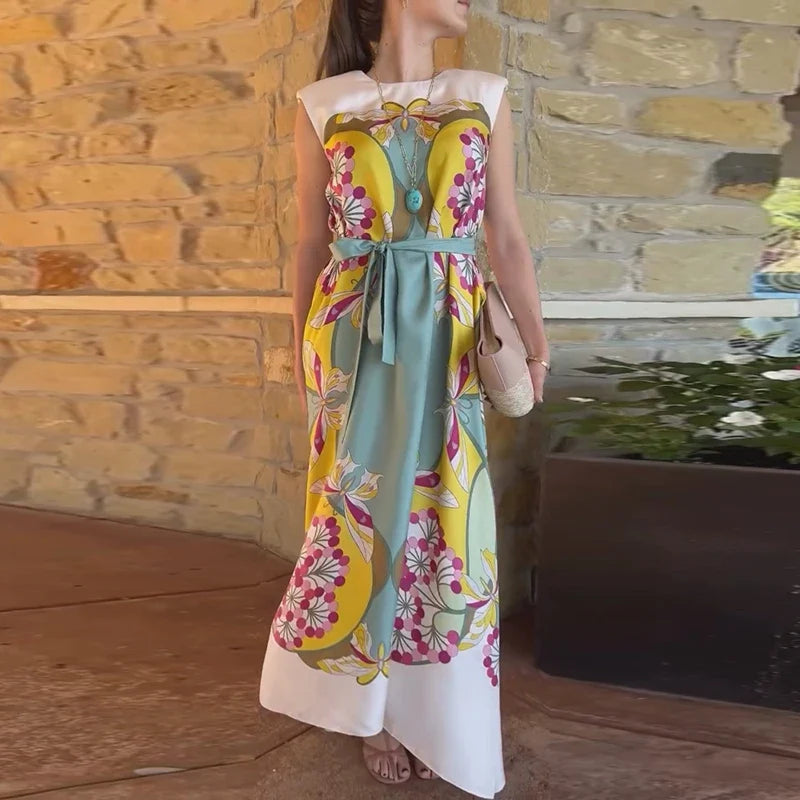 Seraphina Vintage Maxi Dress