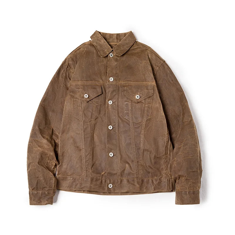 Marcus Waxed Safari Jacket