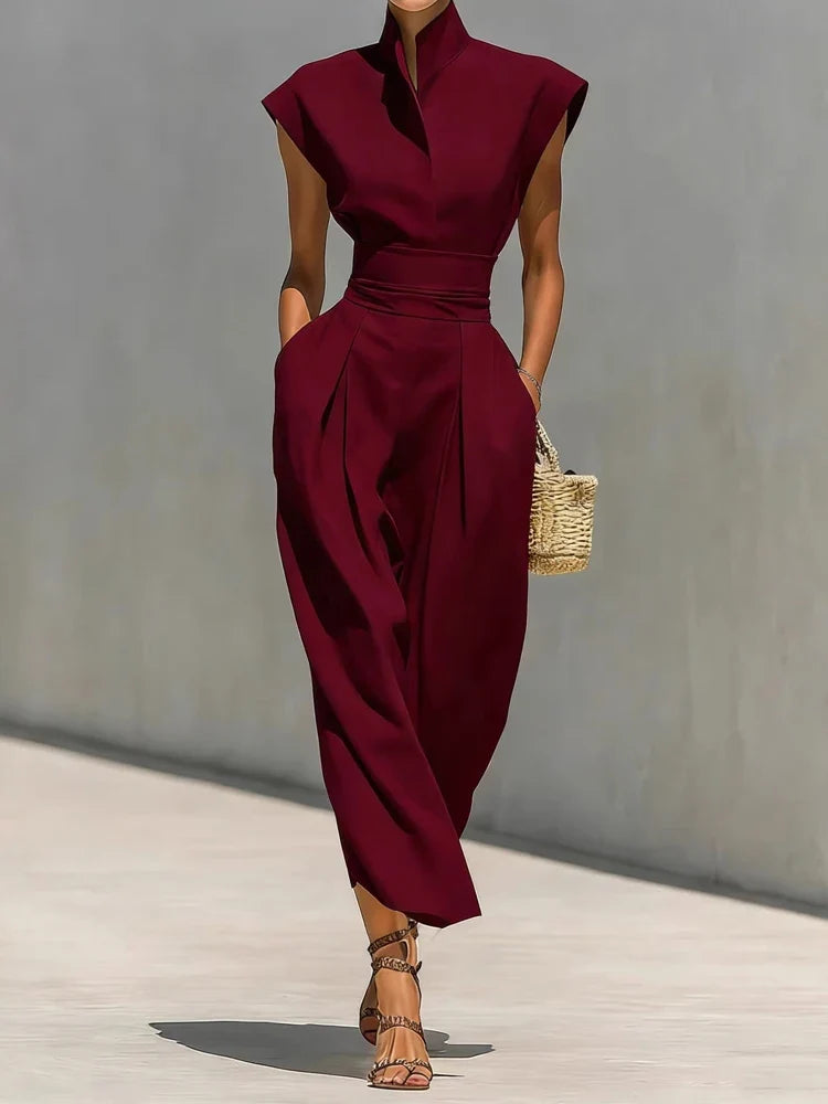Clara Pleated Midi Dress