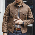Marcus Waxed Safari Jacket