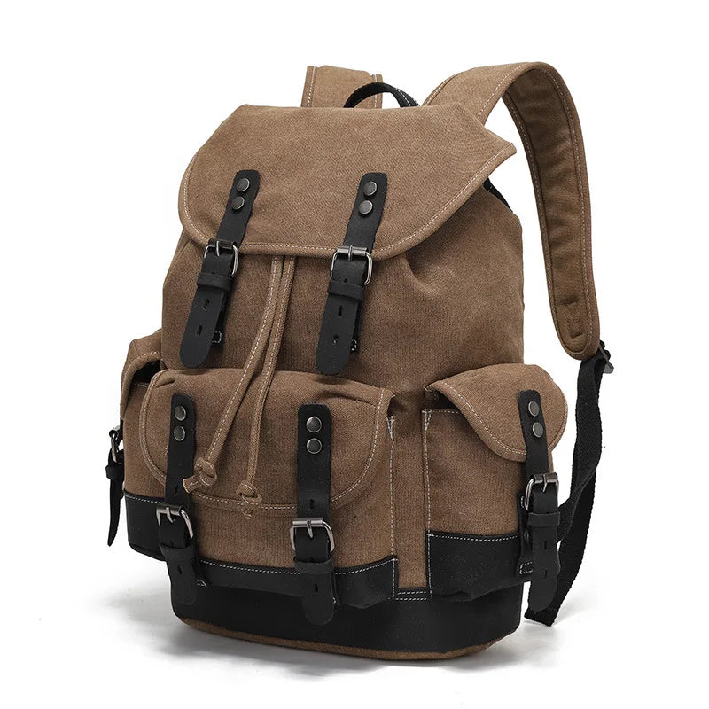 Everest Waxed Canvas Backpack