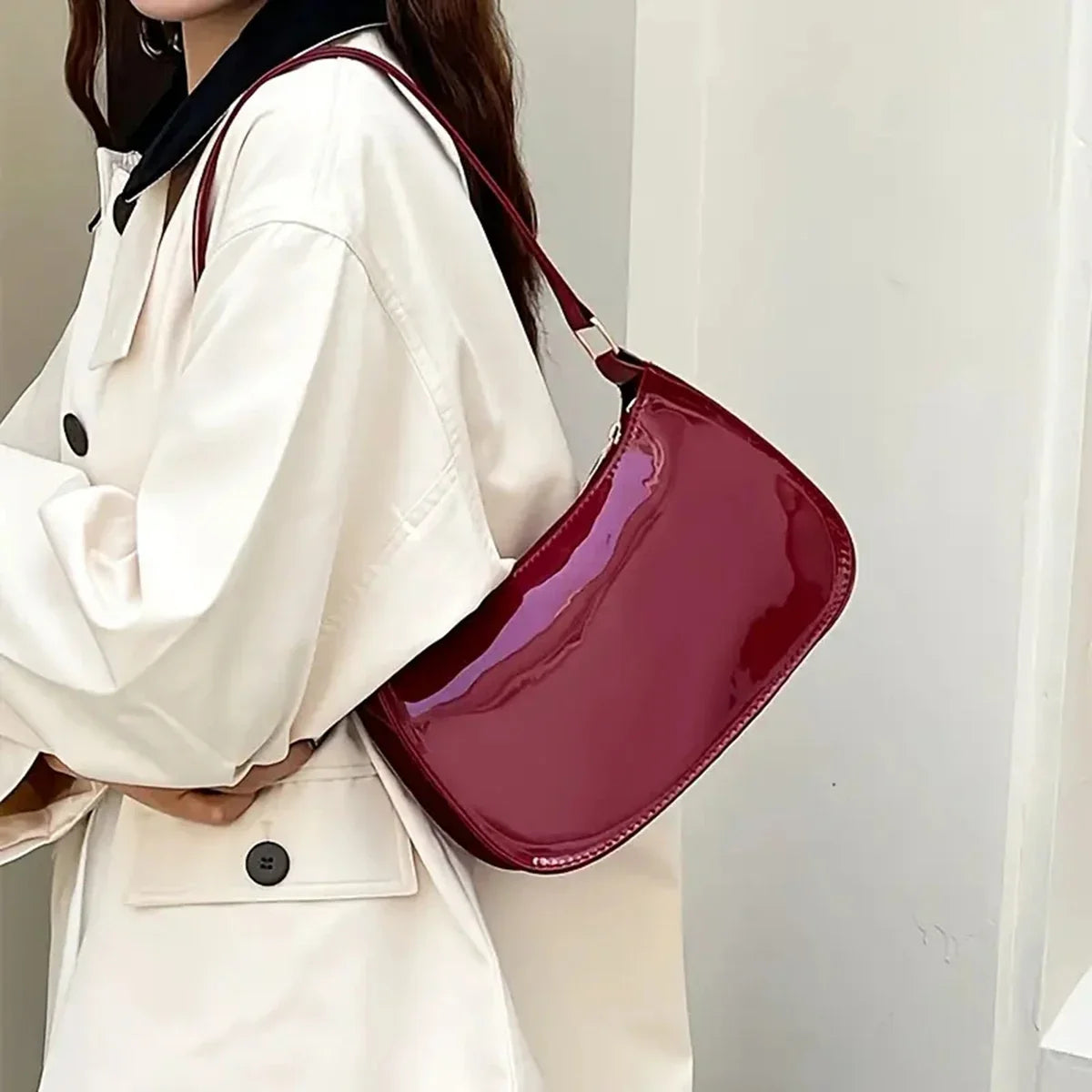 Valentina Patent Leather Bag