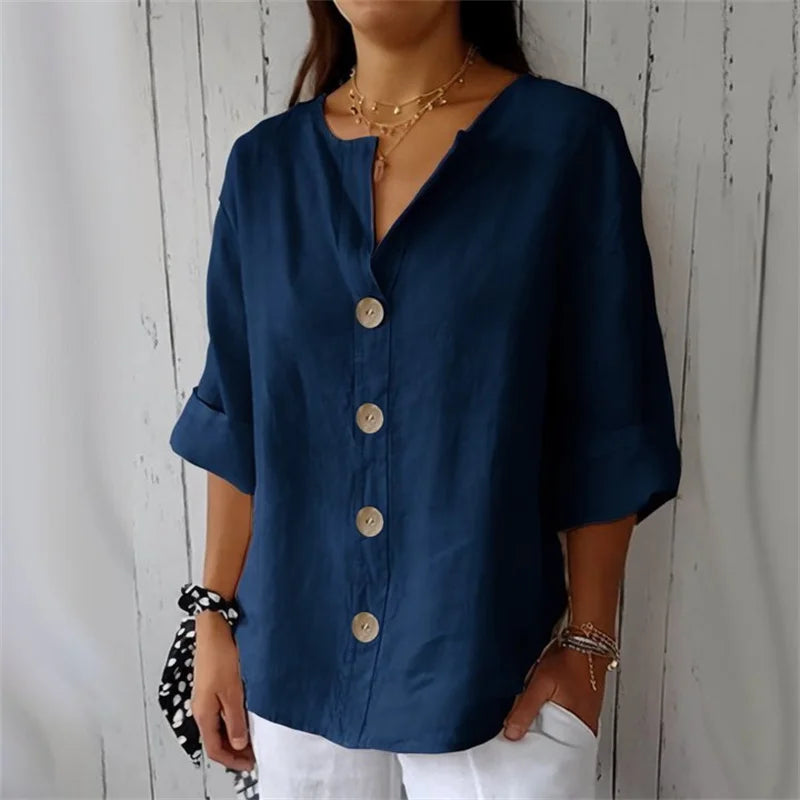 Sienna Linen Button Shirt