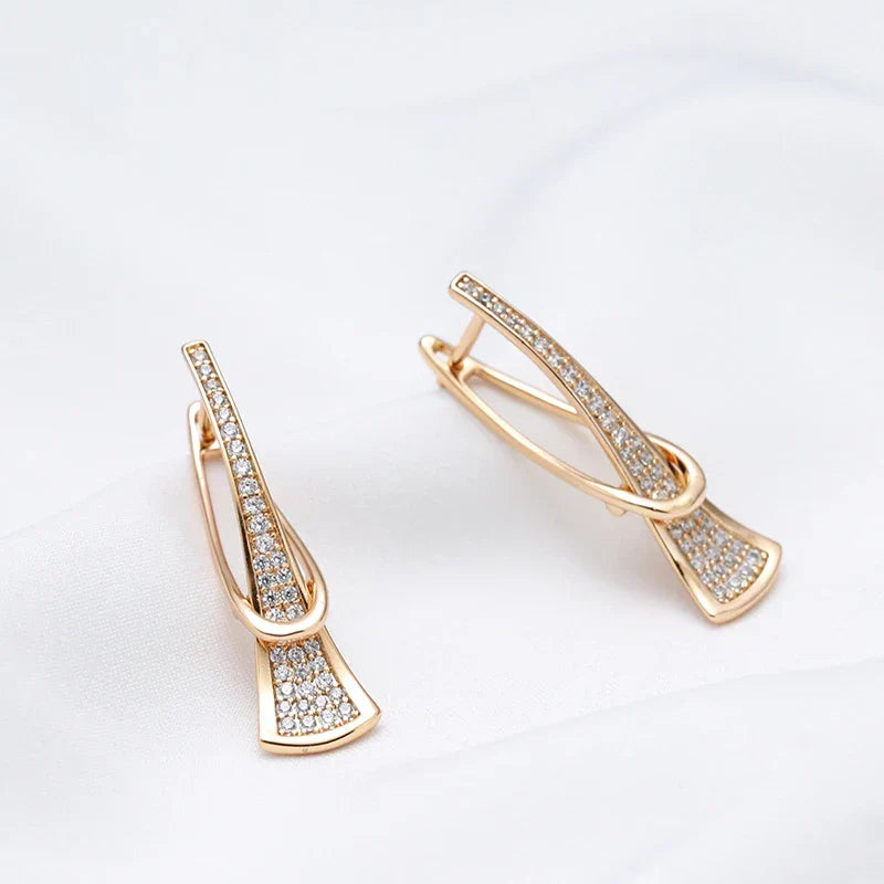 Pendientes Cristal Capas Radiantes | Golden