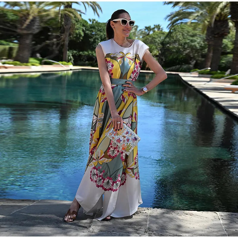 Seraphina Vintage Maxi Dress