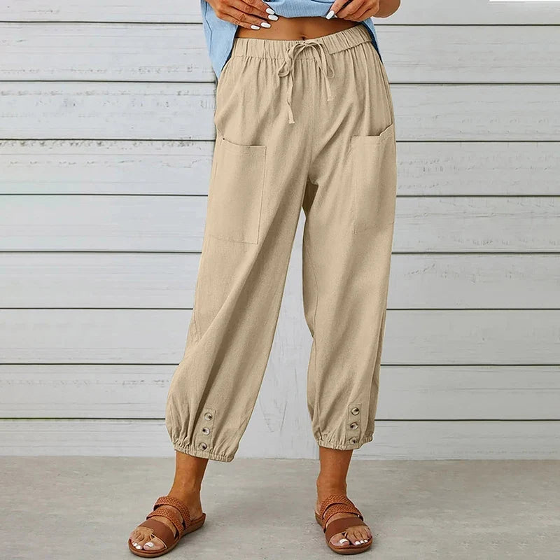 Clara Relaxed Linen Pants