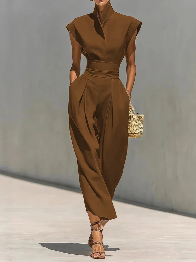 Clara Pleated Midi Dress