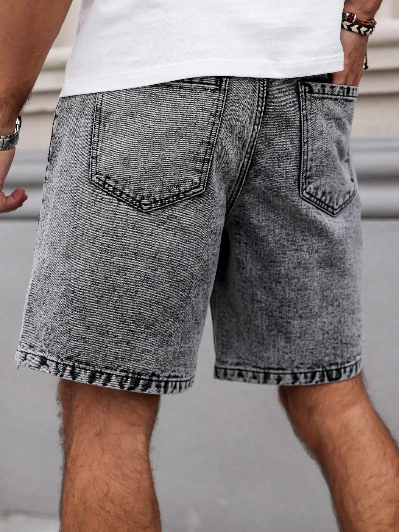 Wyatt Dark Wash Denim Shorts
