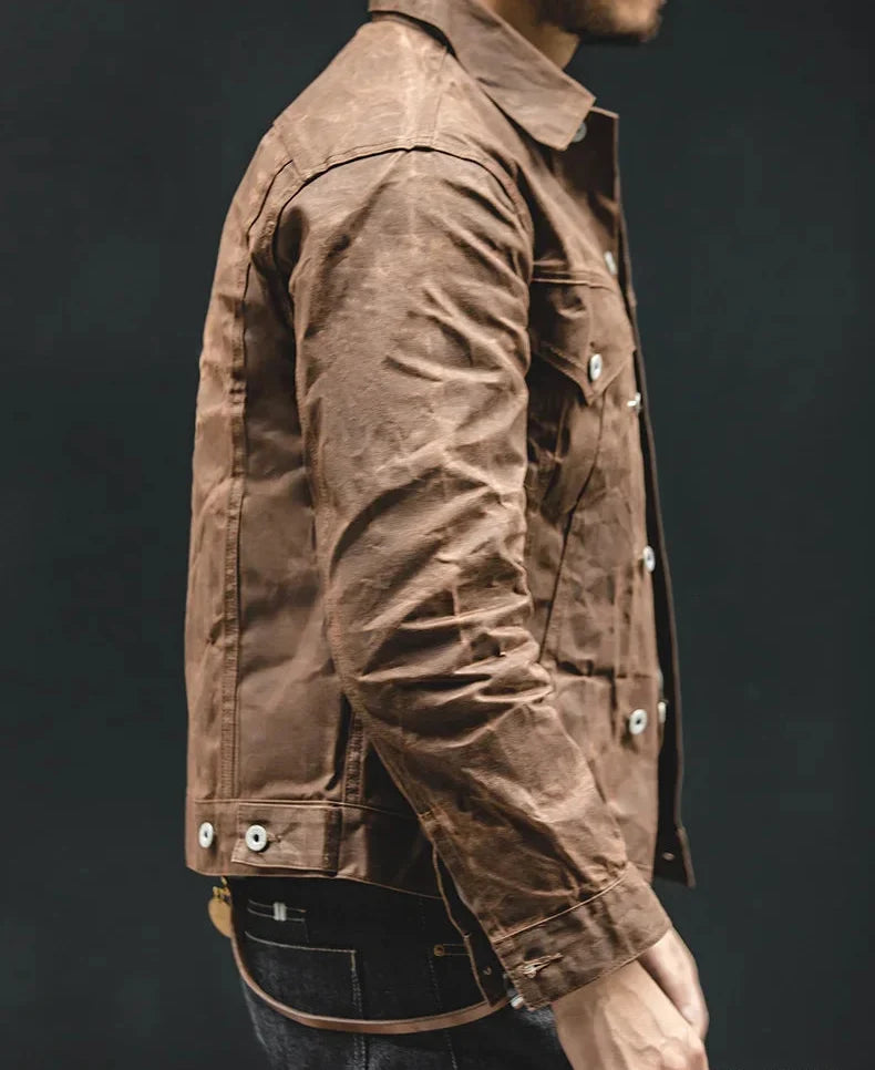 Marcus Waxed Safari Jacket