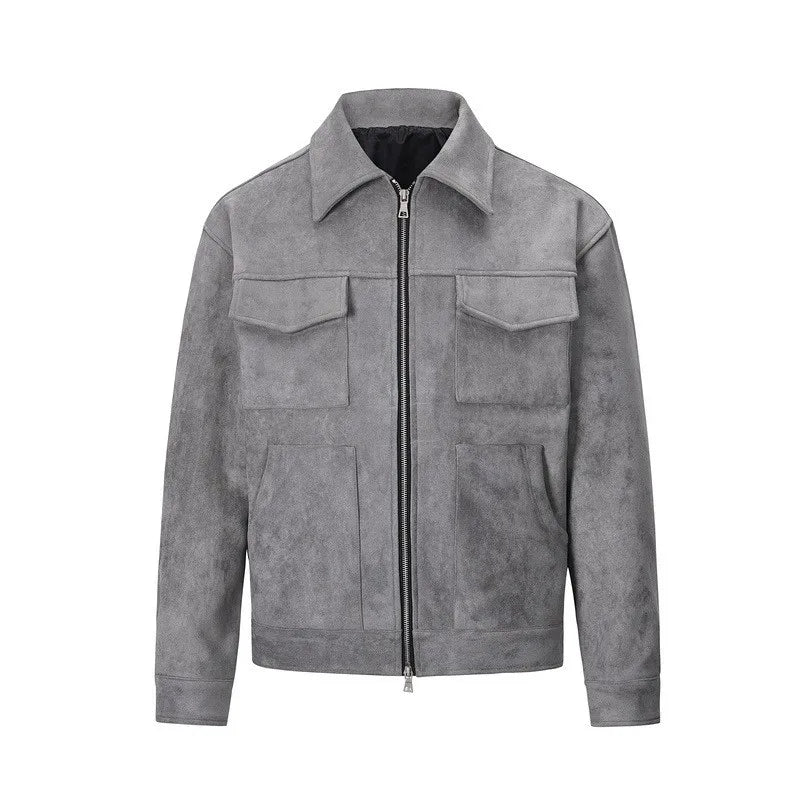 Noah Suede Overshirt Jacket