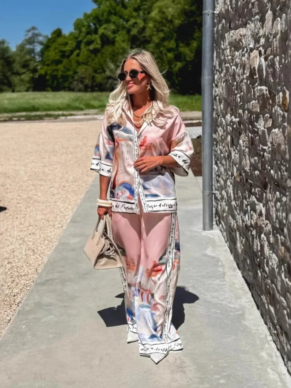 Sienna Printed Two-Piece Set