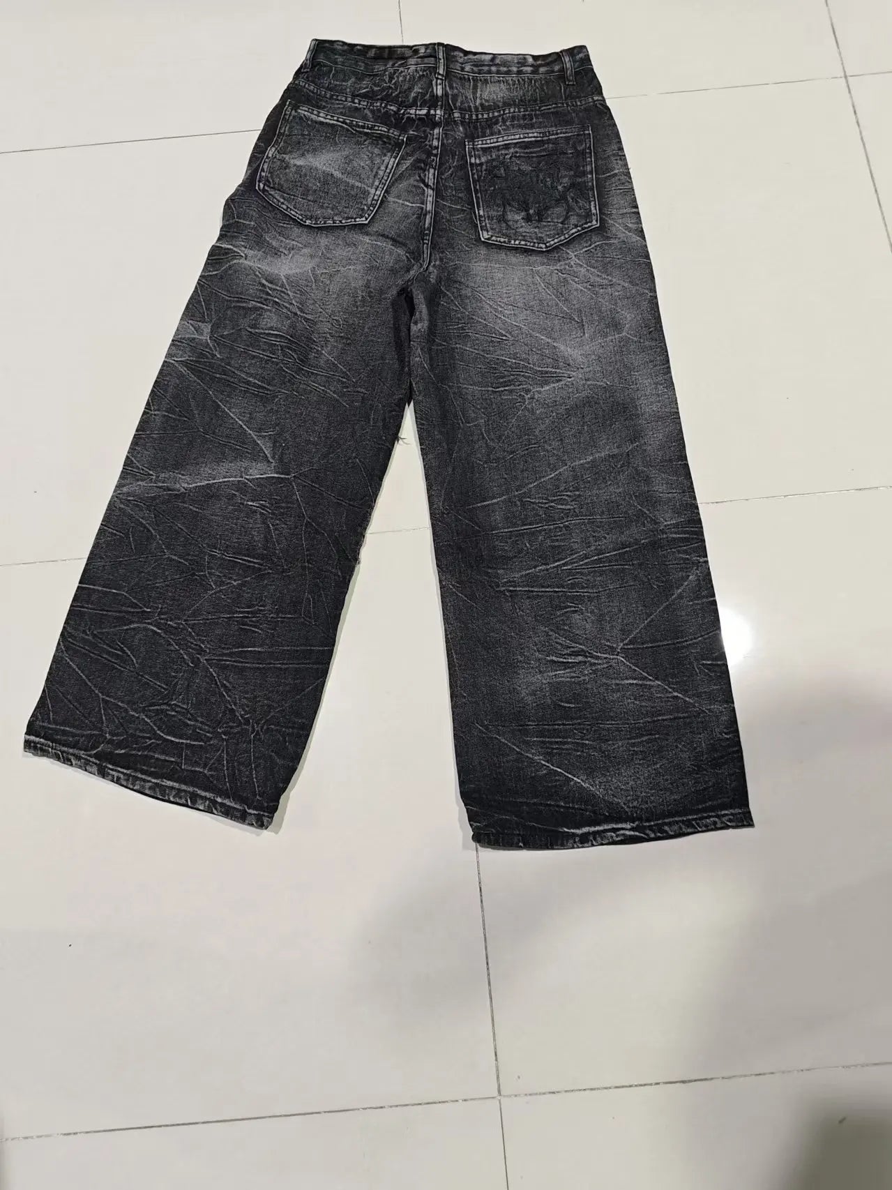 Unisex Gothic Baggy Jeans