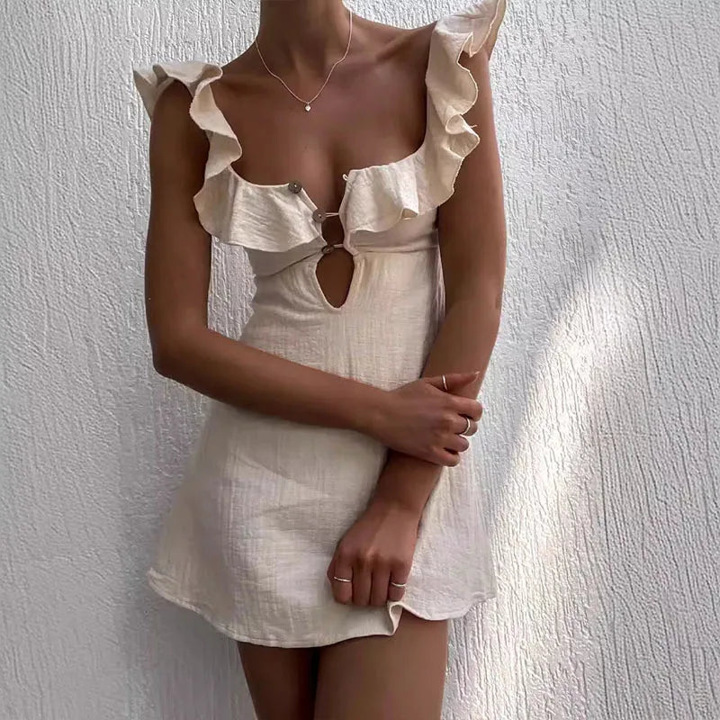 Sienna Ruffle Mini Dress
