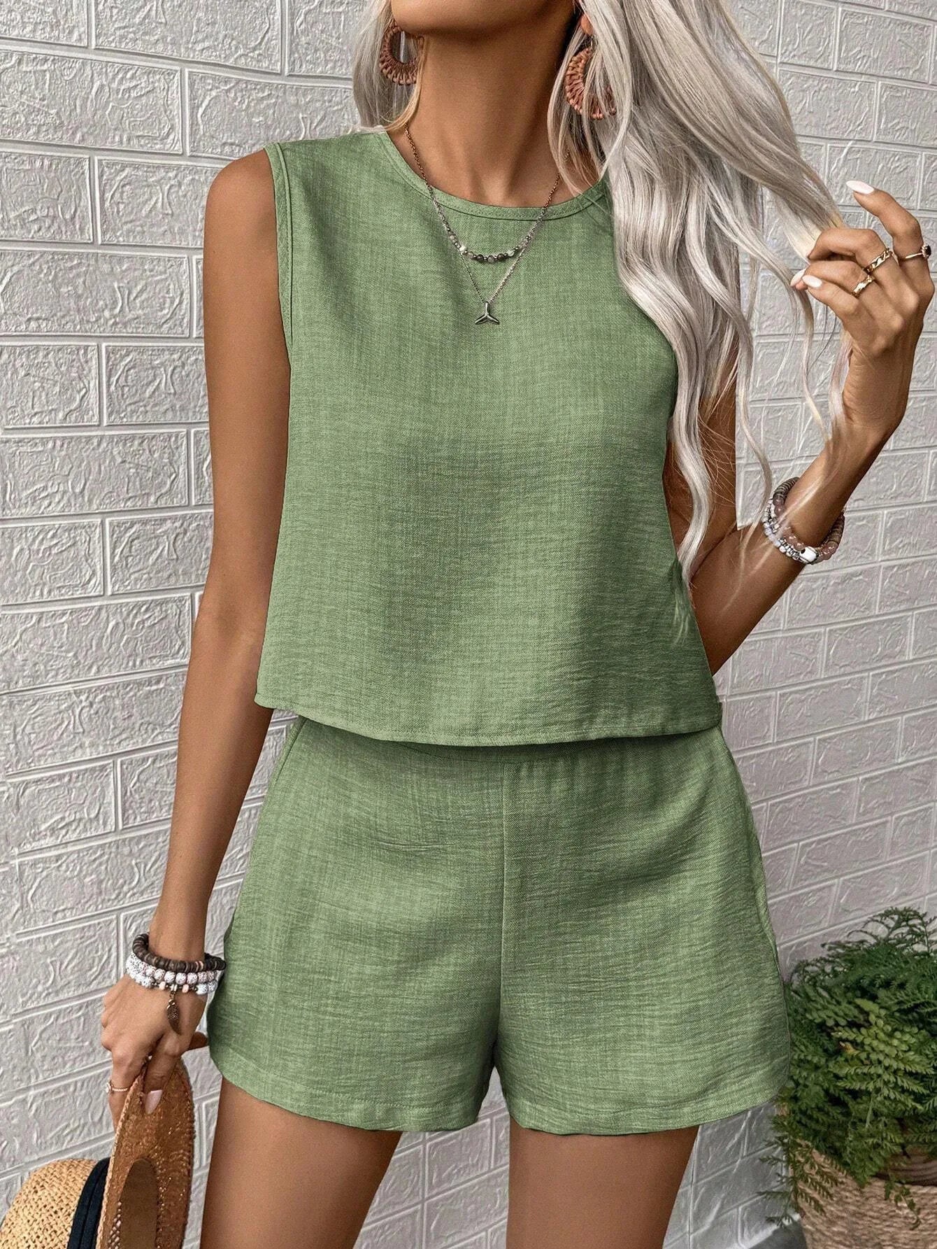 Olivia Sleeveless Set