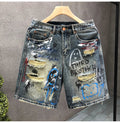 Rebel Ripped Denim Shorts