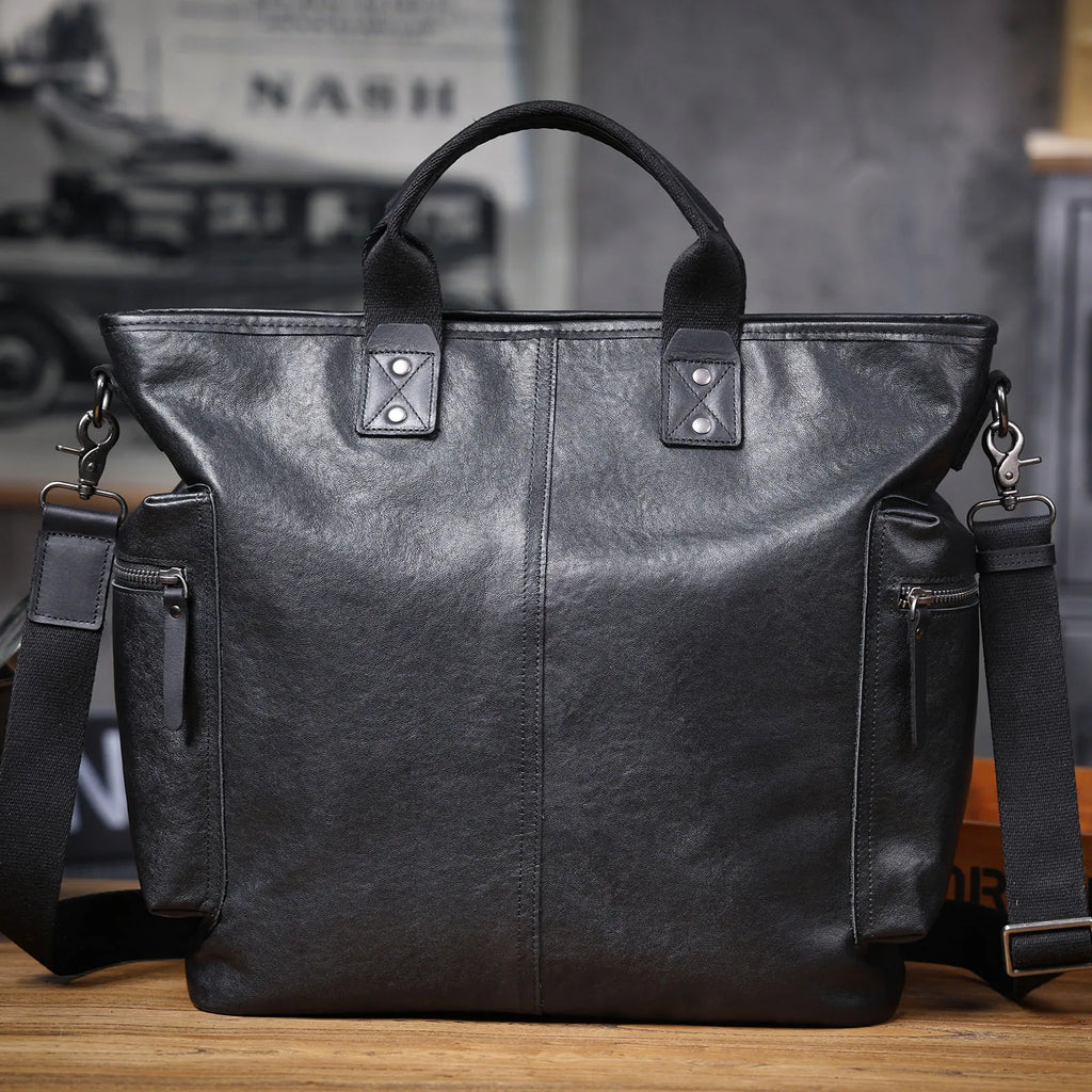 Luca Leather Briefcase