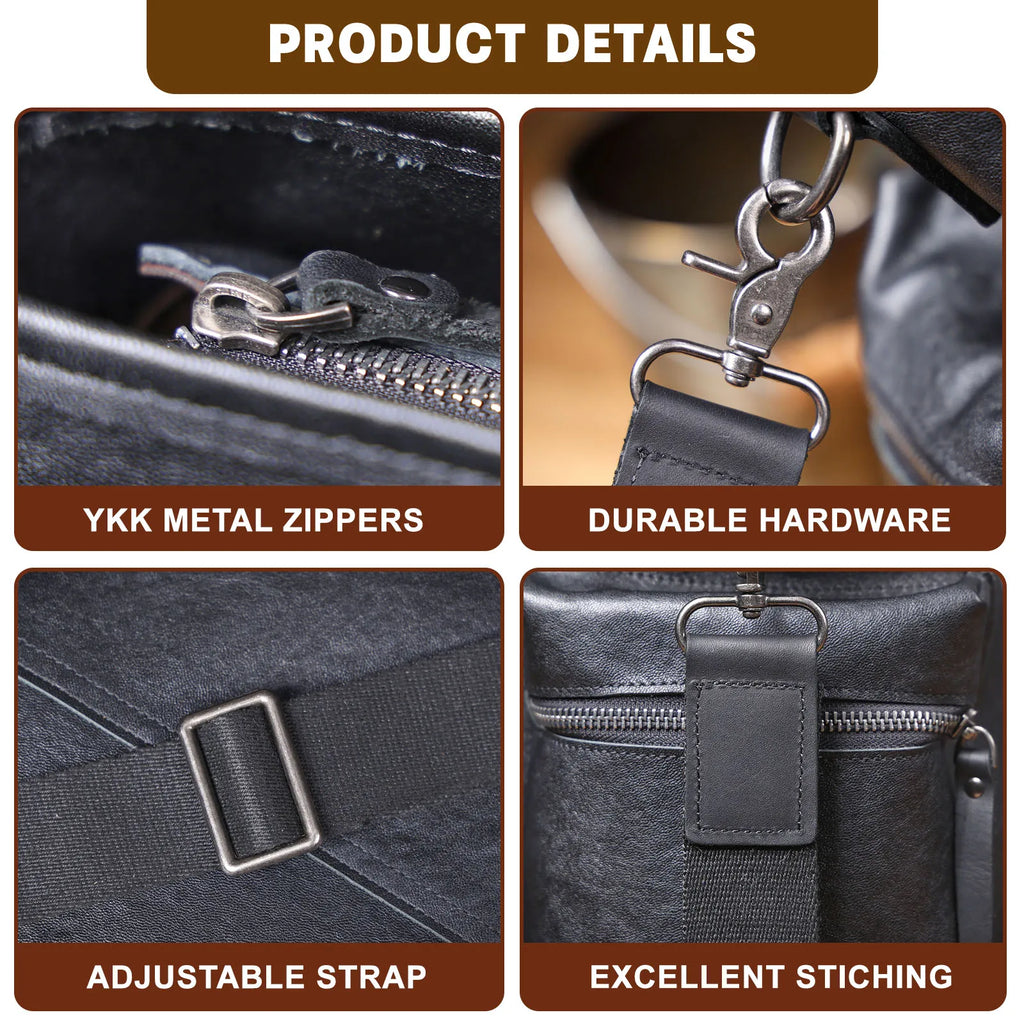 Luca Leather Briefcase