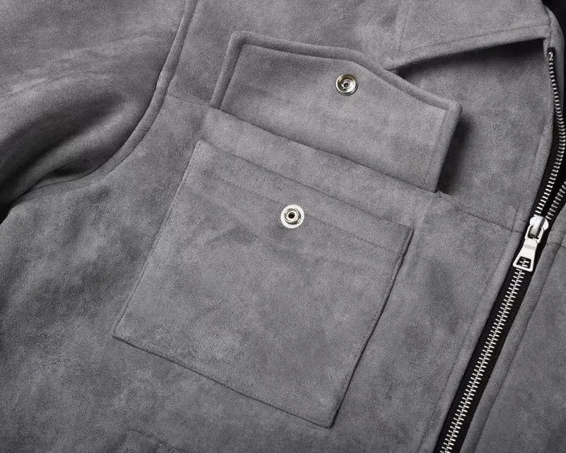 Noah Suede Overshirt Jacket