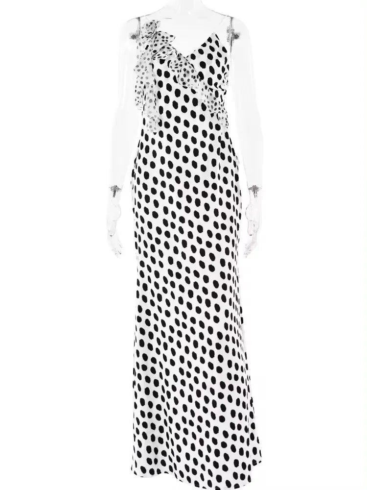 Julissa Backless Floral Maxi Dress