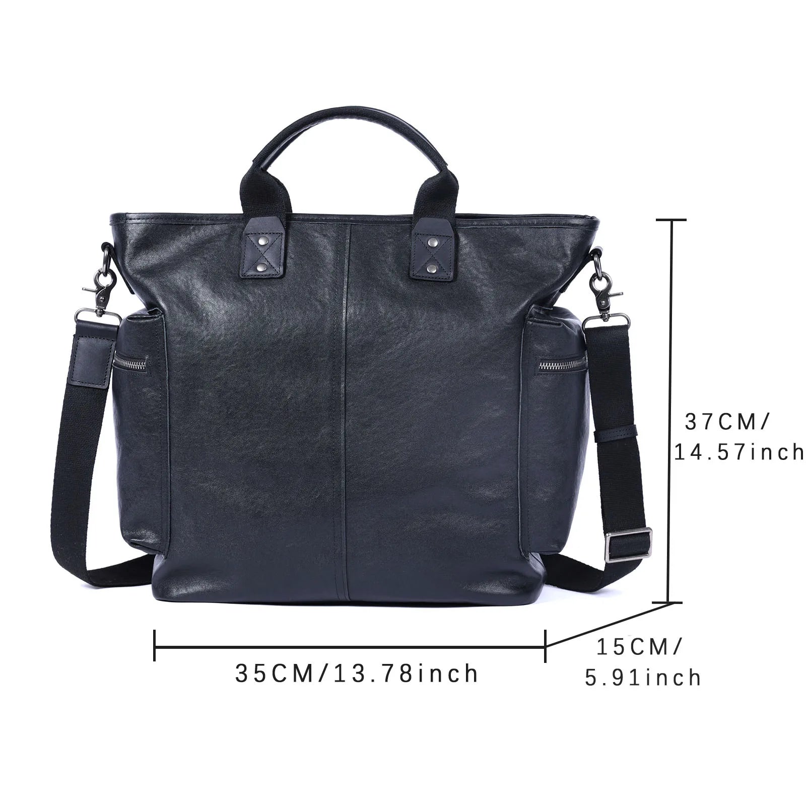 Luca Leather Briefcase