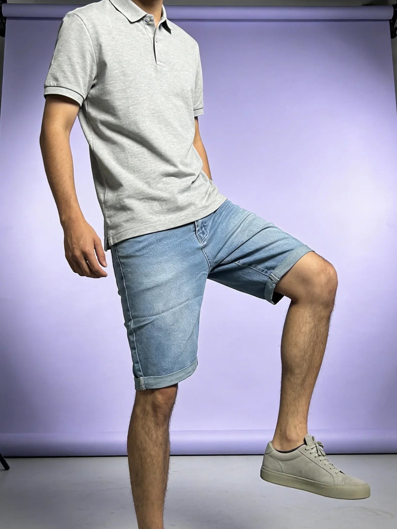 Luca Slim Denim Shorts