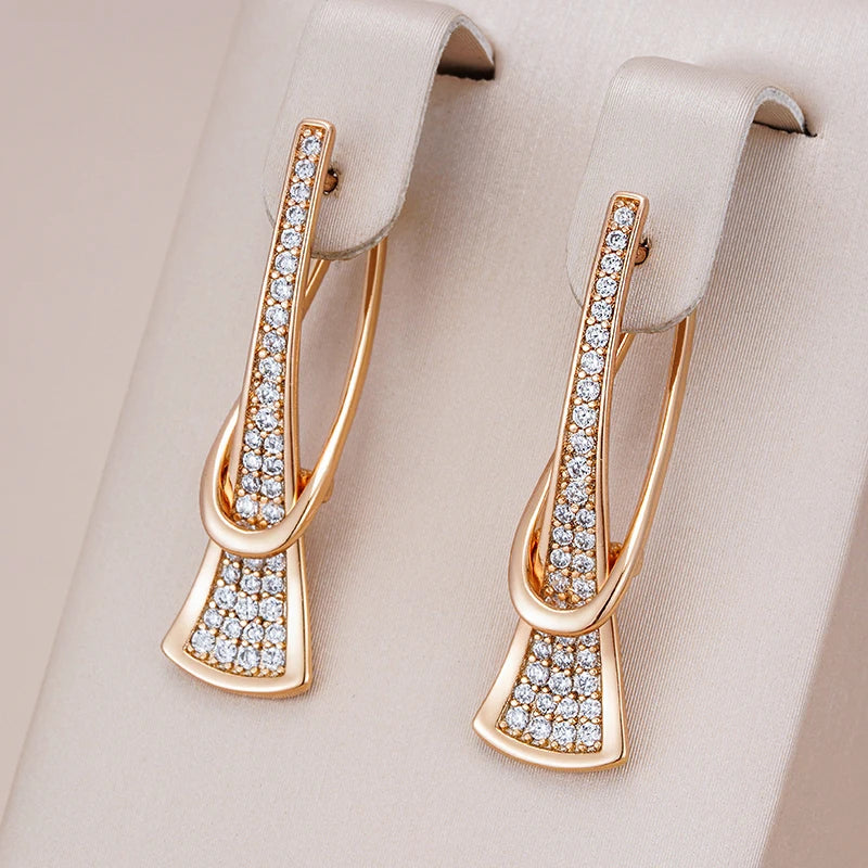 Pendientes Cristal Capas Radiantes | Golden (7/7)