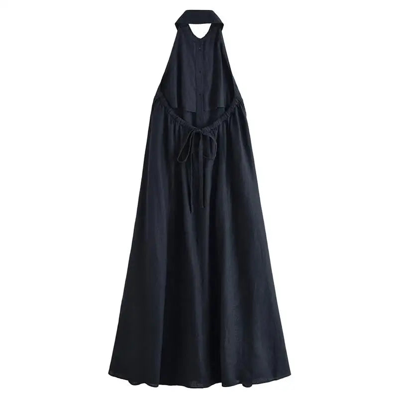 Isla Neck-Halter Maxi Dress
