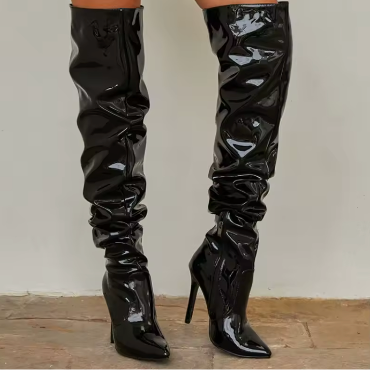 Scarlet Stiletto Boots
