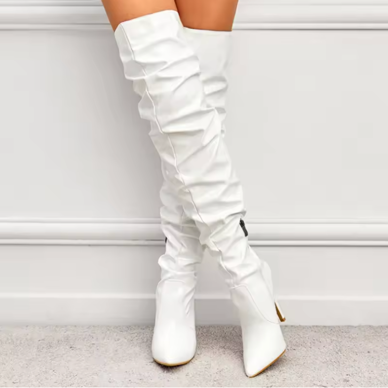 Scarlet Stiletto Boots