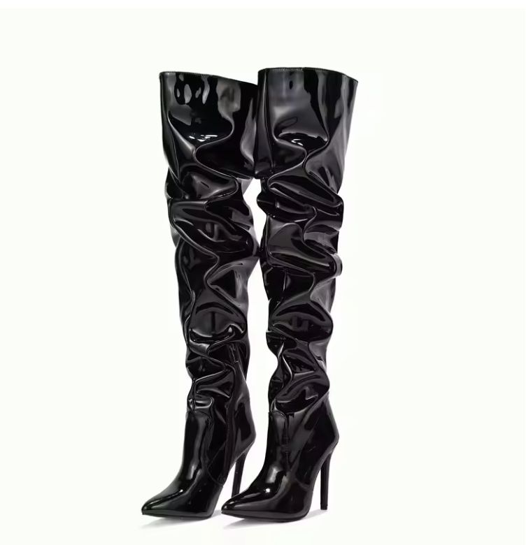Scarlet Stiletto Boots