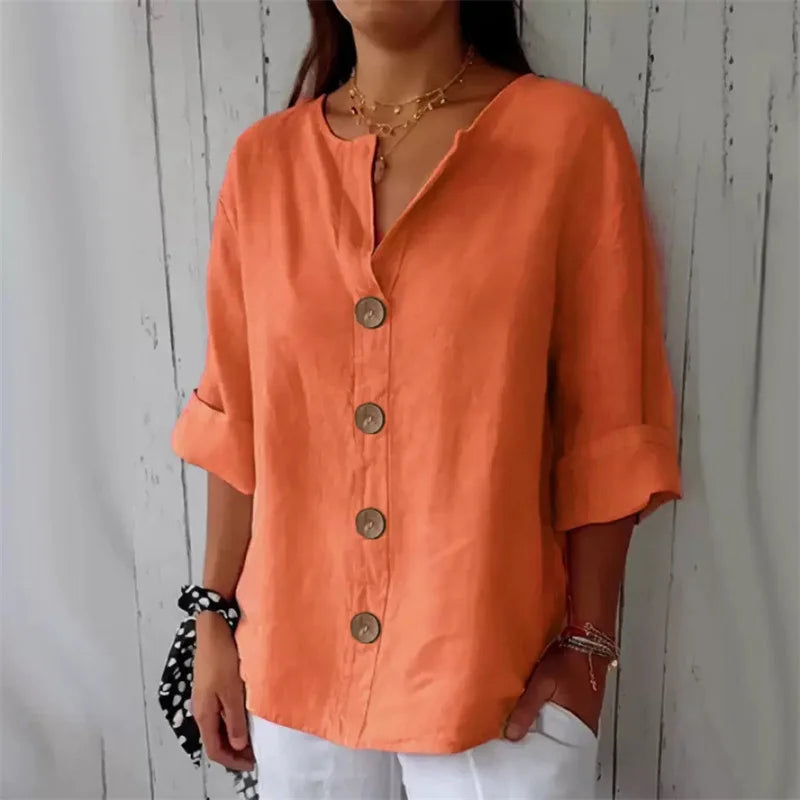 Sienna Linen Button Shirt