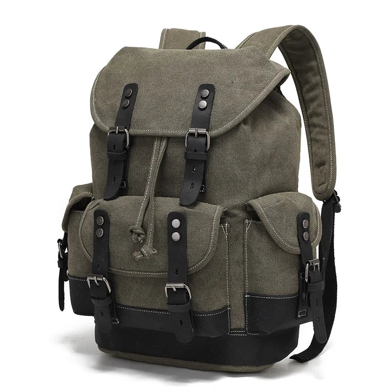Everest Waxed Canvas Backpack