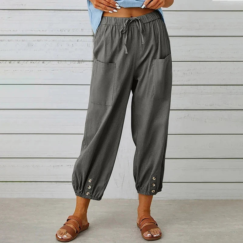Clara Relaxed Linen Pants