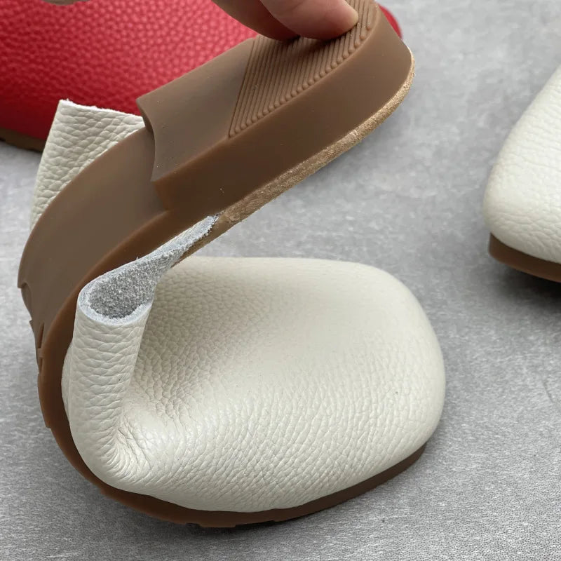 Amelia Leather Flats