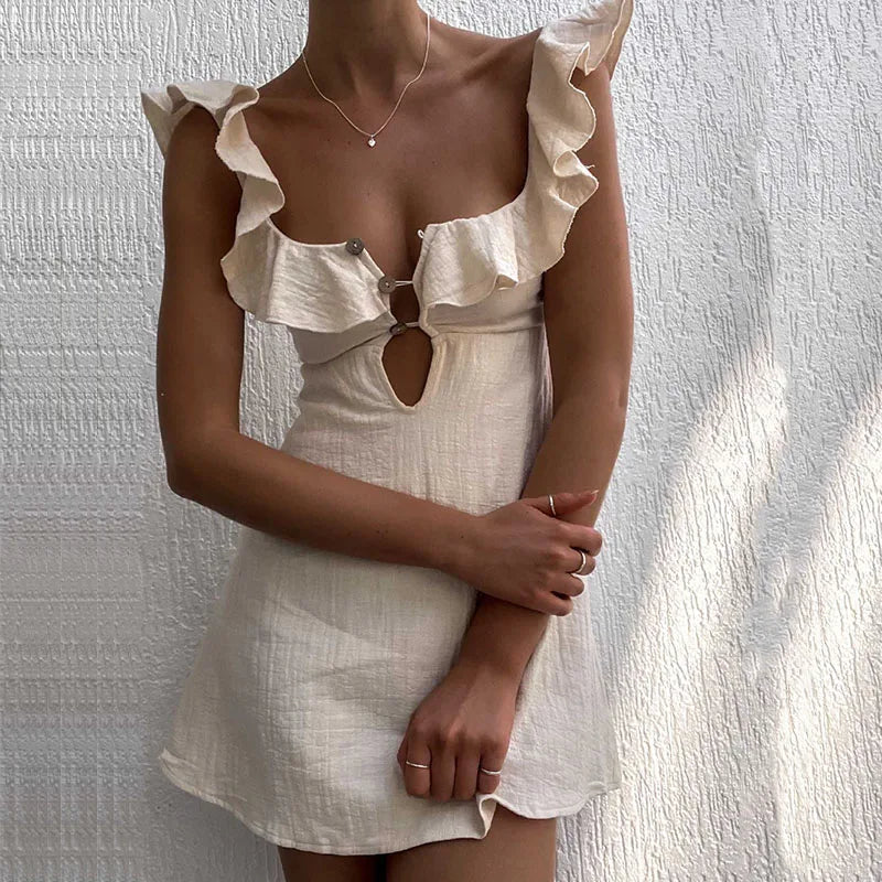 Sienna Ruffle Mini Dress