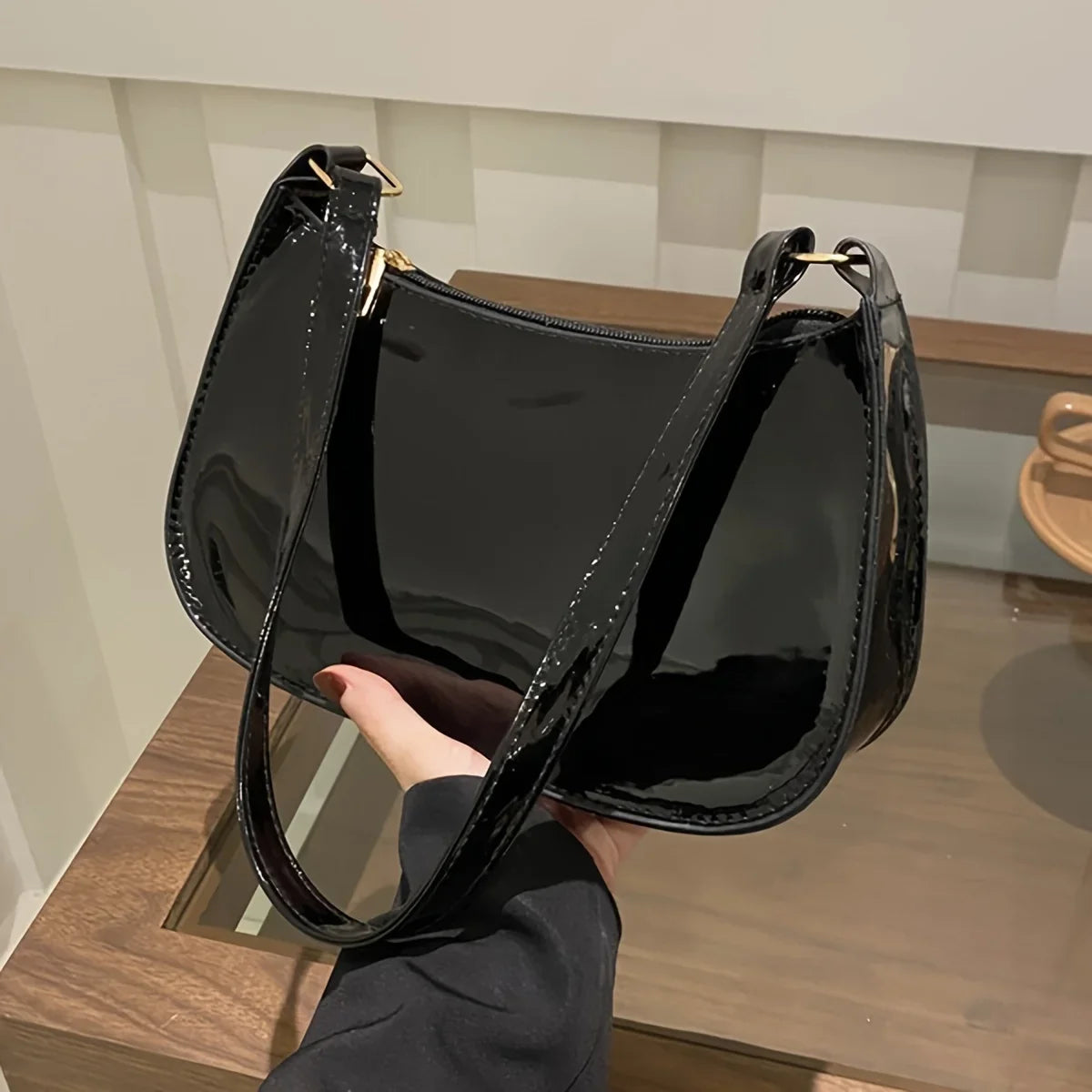 Valentina Patent Leather Bag