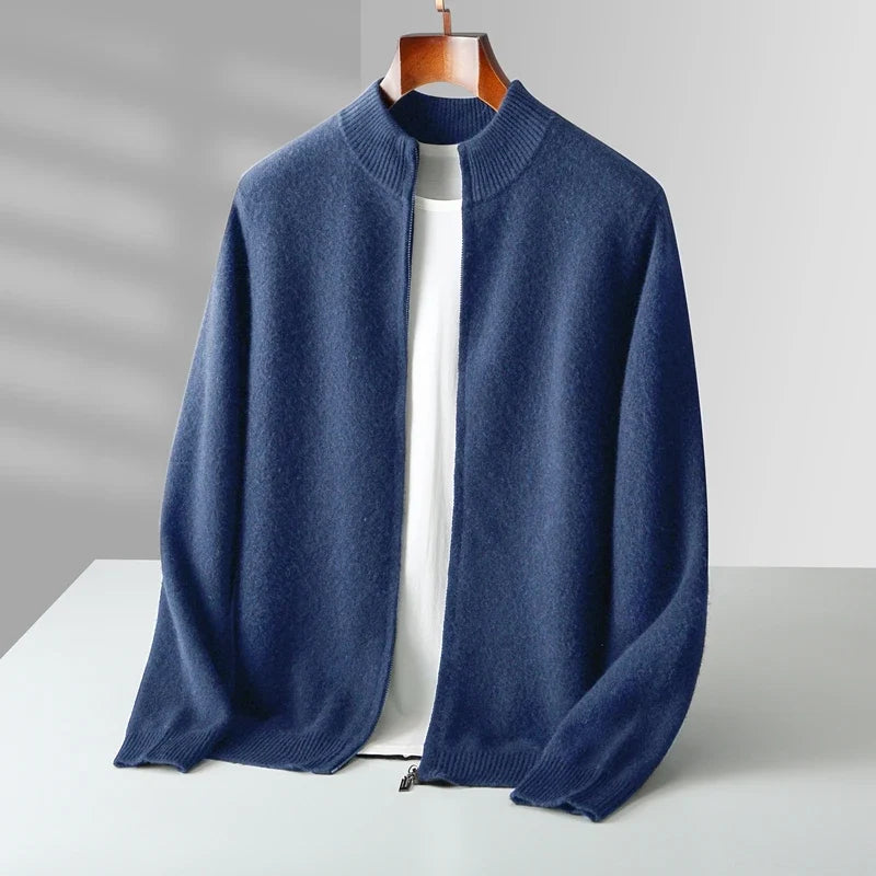 Marco Merino Wool Zip Sweater