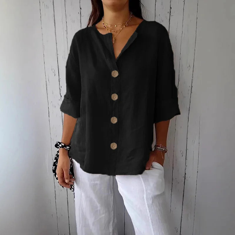 Sienna Linen Button Shirt