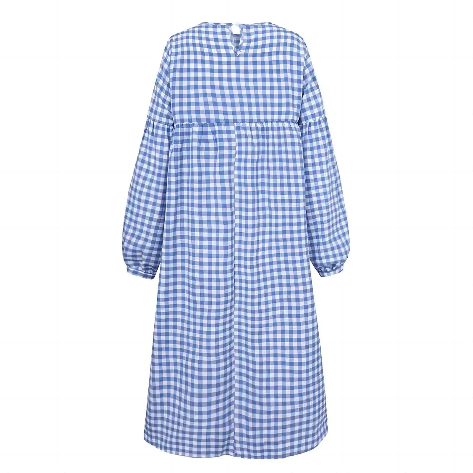 Isla Vintage Check Midi Dress