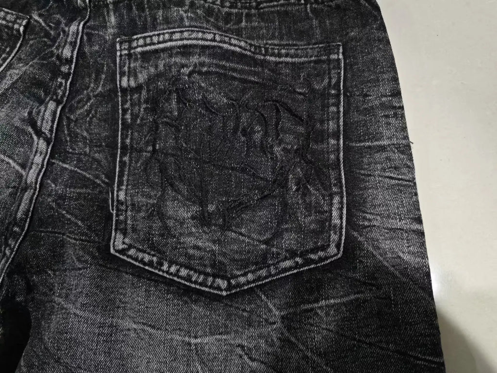 Unisex Gothic Baggy Jeans