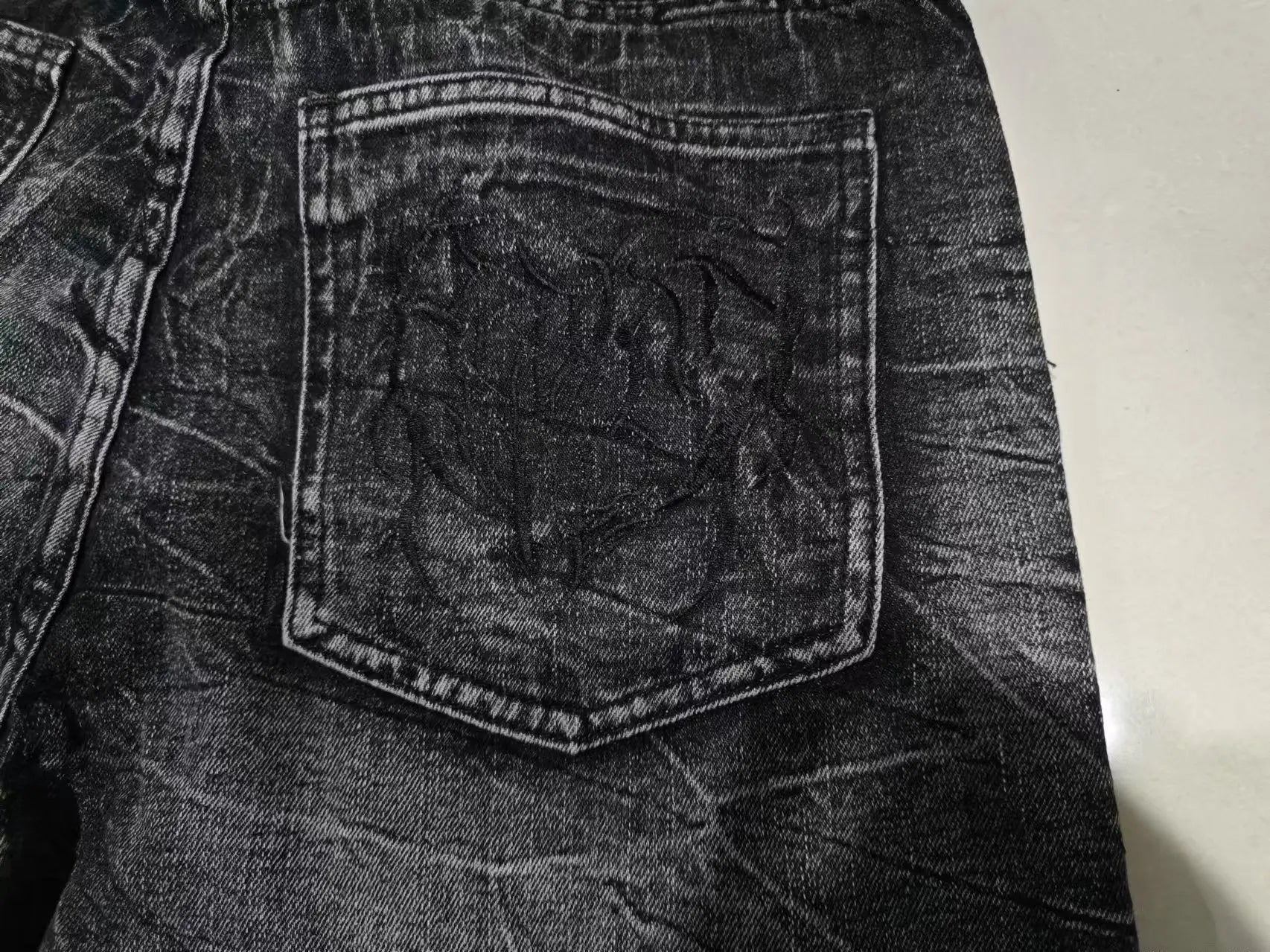 Unisex Gothic Baggy Jeans