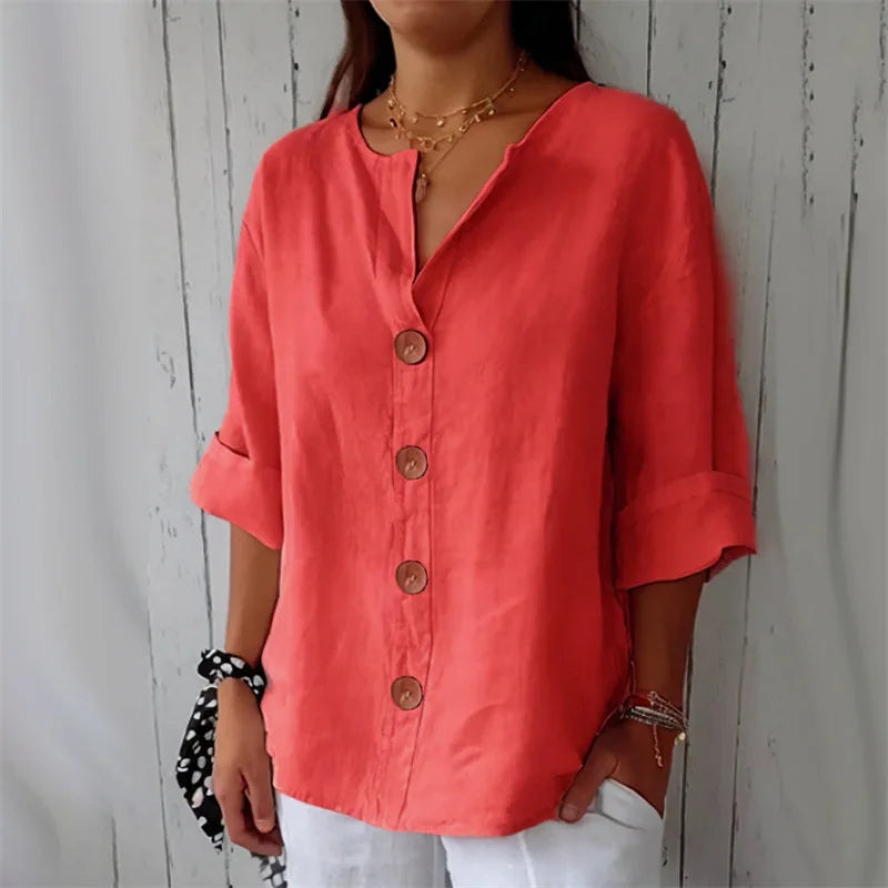Sienna Linen Button Shirt
