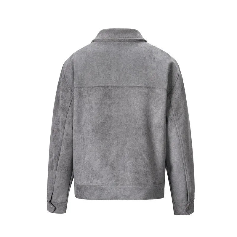 Noah Suede Overshirt Jacket