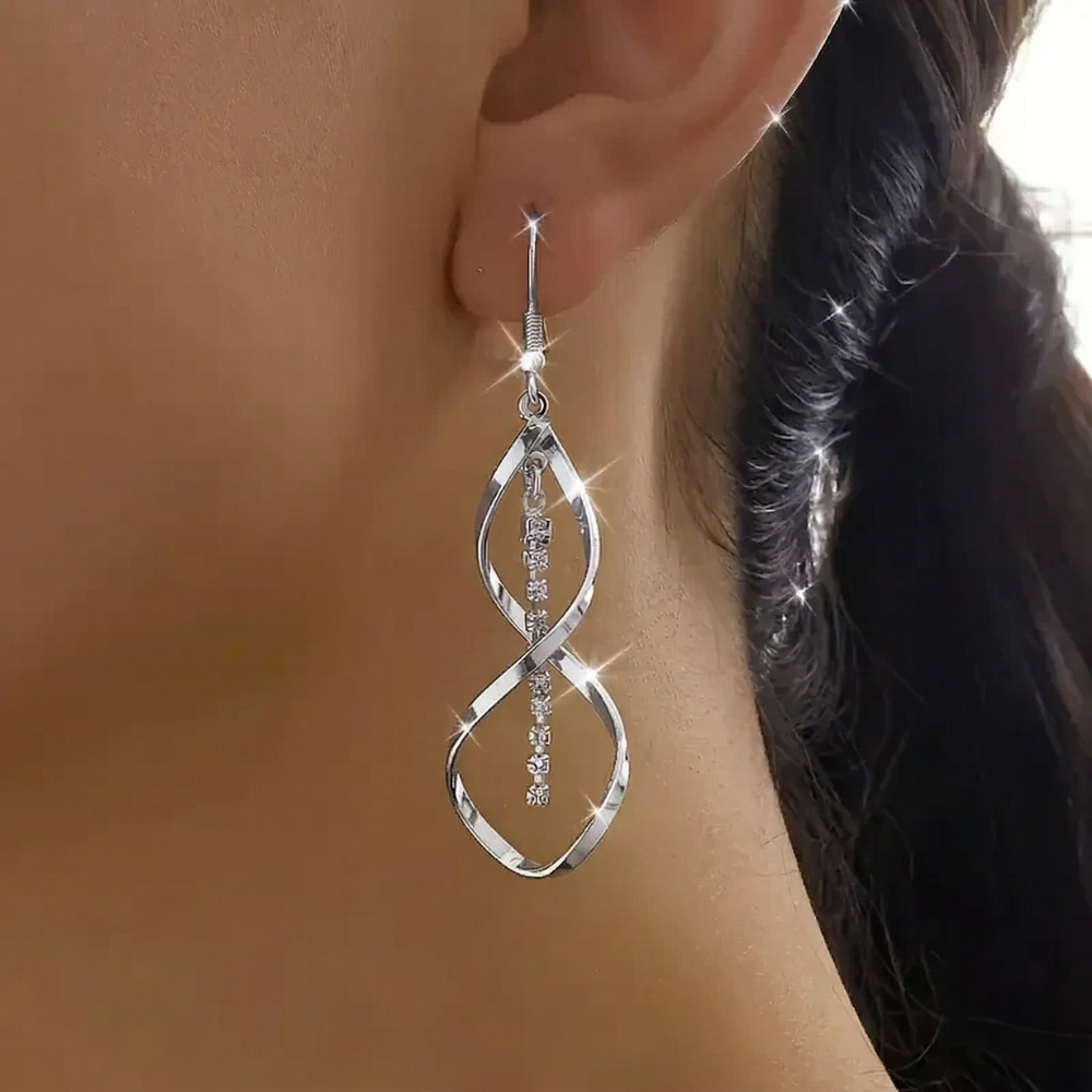 Sunbeam Spiral Earrings | Golden Blanco