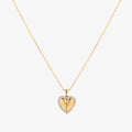 Collar Corazón Mariposa | Golden