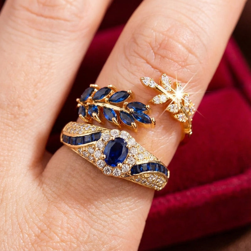 Set de Anillos Avelisse Moraziel | Golden (3/3)
