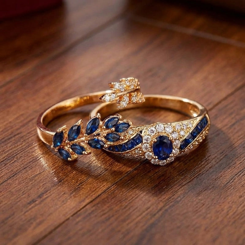 Set de Anillos Avelisse Moraziel | Golden (2/3)